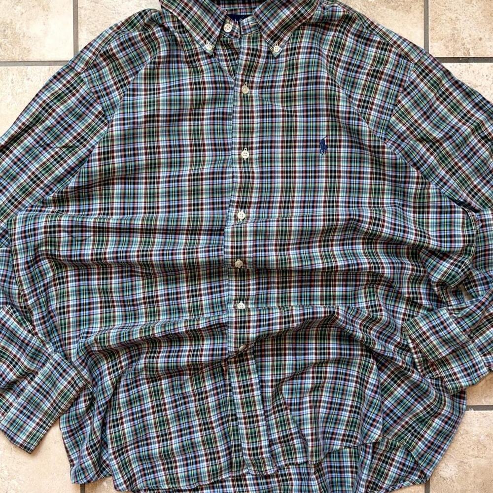 Ralph Lauren Classic Fit Button Up Dress Shirt - Size L